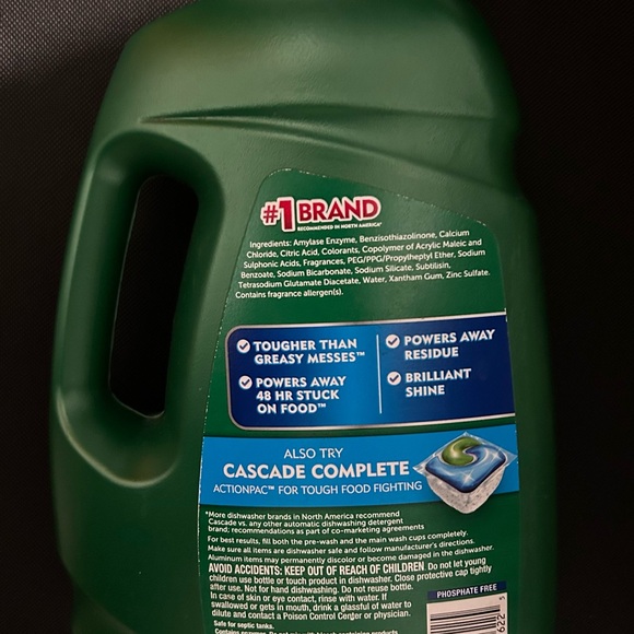 New CASCADE ADVANCED POWER Fresh Scent D/W Detergent 125oz - Picture 5 of 5